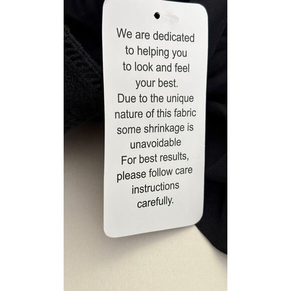 Swimsuits For All Cold Shoulder Rayon Swim Cover Up Womens Size 18/20 Black New - Picture 8 of 8